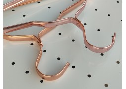 Плечики алюмінієві для пальто 41,5х1,2см (срібні)